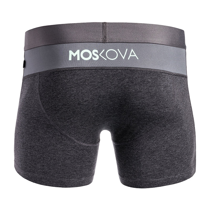 ボクサーパンツ M2 COTTON Heather Grey Aqua（グレー/水色