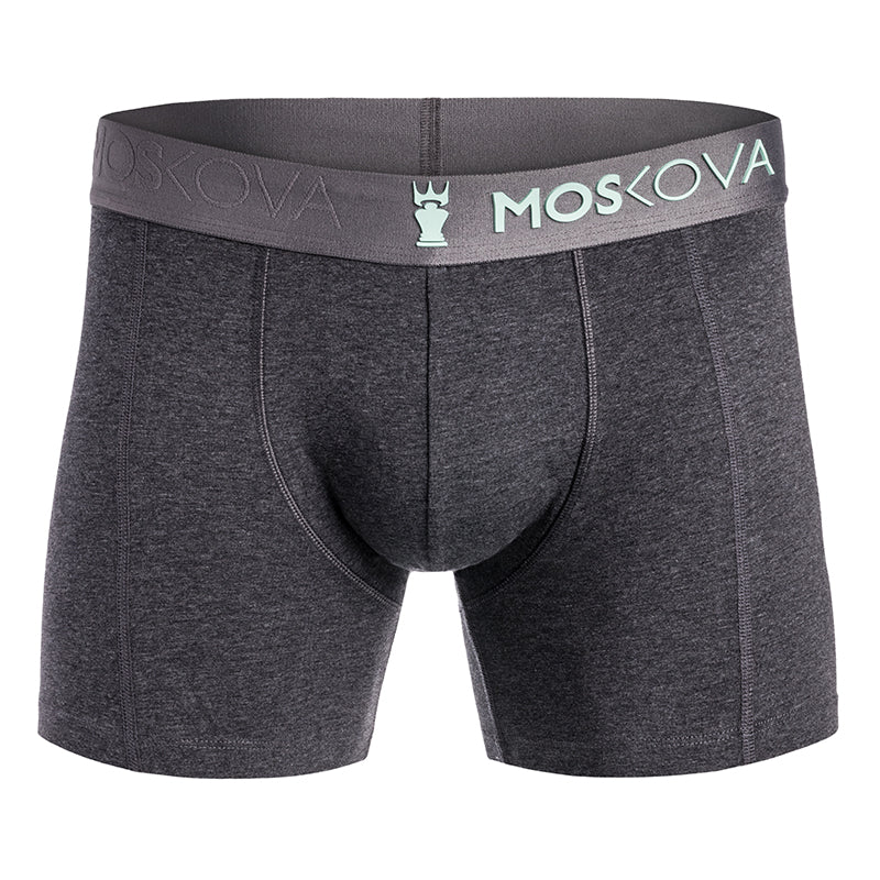 ボクサーパンツ M2 COTTON Heather Grey Aqua（グレー/水色